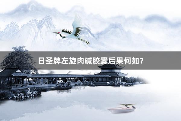 日圣牌左旋肉碱胶囊后果何如？